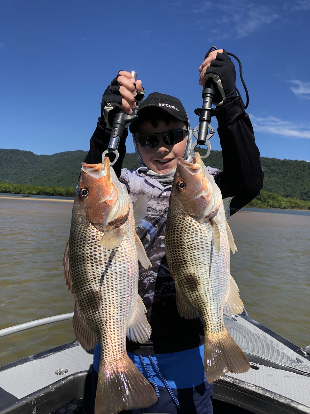 An estuary catch upriver
