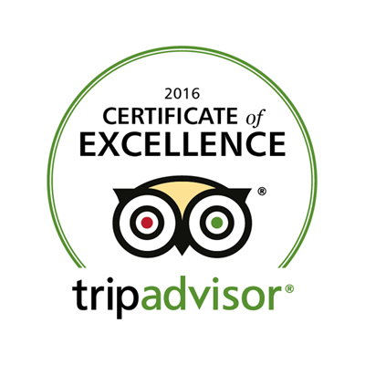 TripAdvisor Certificate of Excellence 2016